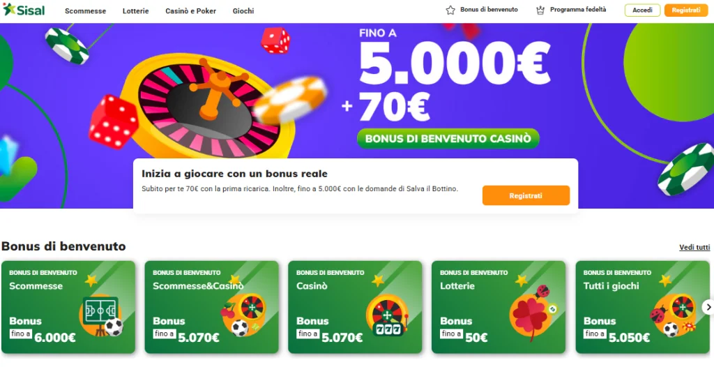 sisal casino